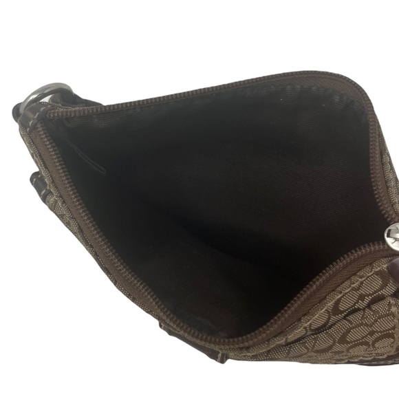 Coach Wristlet Fabric Zip Closure Wrist Strap - Picture 9 of 9